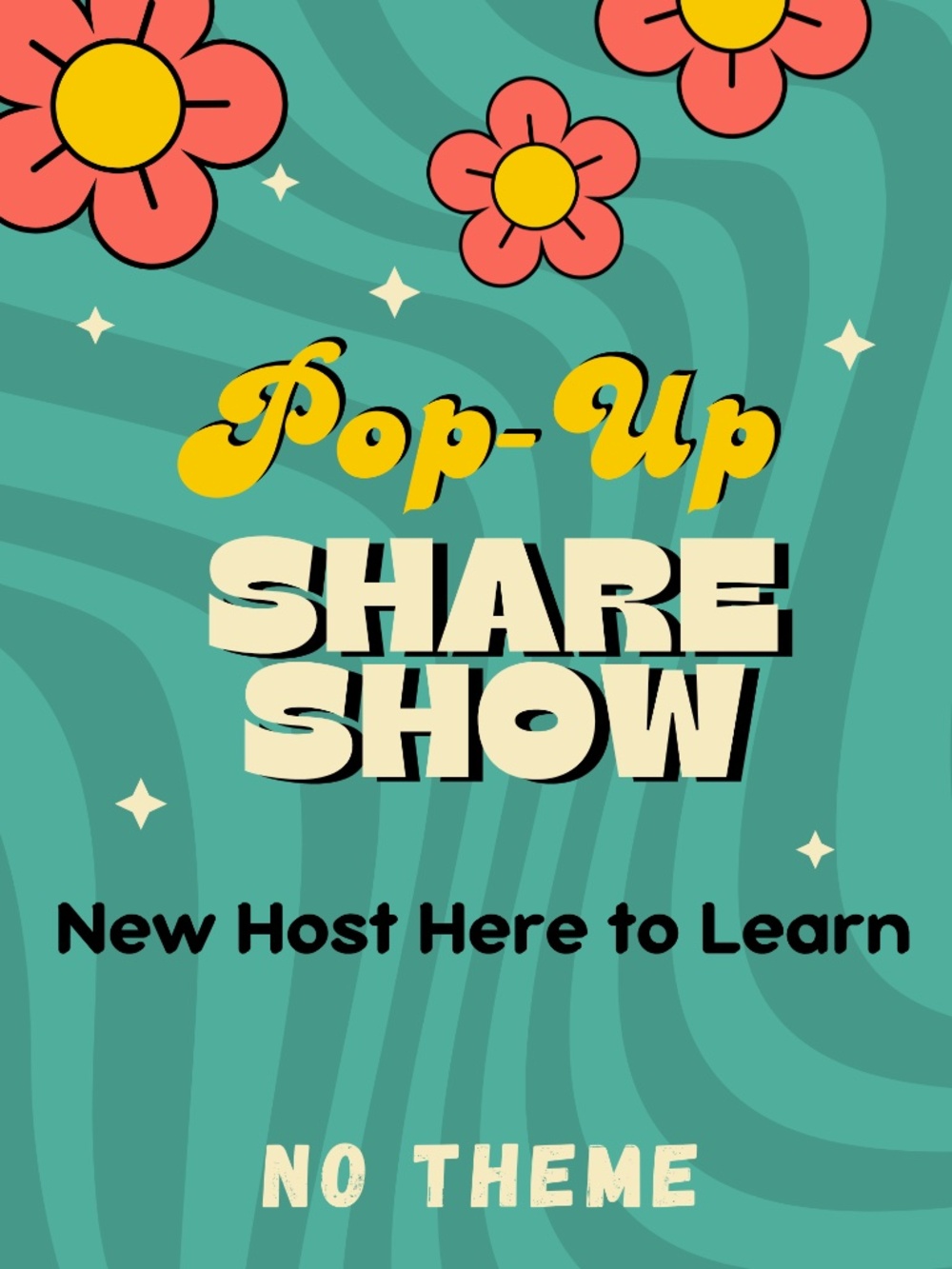 Pop Up Share Show No Theme